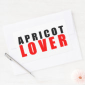 アプリコット愛好家 長方形シール (封筒)