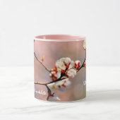 アプリコット日本のの花の芽 マグカップ (中央)