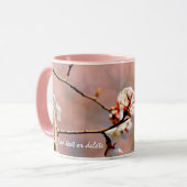 アプリコット日本のの花の芽 マグカップ (正面左)