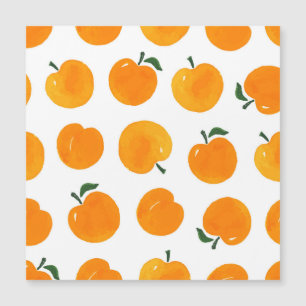 アプリコット水彩白地ヴィンテージ