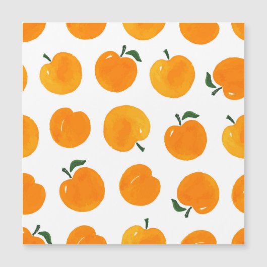 アプリコット水彩白地ヴィンテージ (正面)