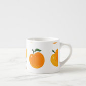 アプリコット水彩白地ヴィンテージ エスプレッソカップ (右)