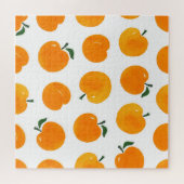 アプリコット水彩白地ヴィンテージ ジグソーパズル (横)