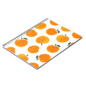 アプリコット水彩白地ヴィンテージ ノートブック (左側)