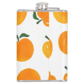 アプリコット水彩白地ヴィンテージ フラスク (裏面)