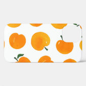 アプリコット水彩白地ヴィンテージ Case-Mate iPhoneケース (裏面 (横))