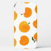 アプリコット水彩白地ヴィンテージ Case-Mate iPhoneケース (裏面)