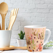 アプリコット水彩花園 カフェラテマグ