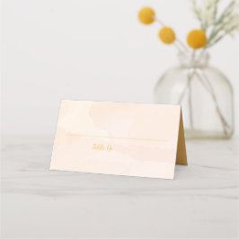 アプリコット水結婚色のテーブル番号座席表 プレイスカード