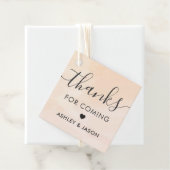 アプリコット水結婚色の感謝ギフトラベル フェイバータグ (インサイチュ)