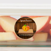 アプリコット素朴保存円の食品ラベル ラベル (貼付)