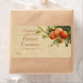 アプリコット缶詰ラベル ラベル (インサイチュ)