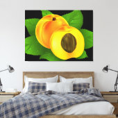 アプリコット キャンバスプリント (インサイチュ (寝室))