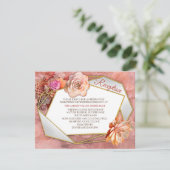 アプリコット クラッシュ ずっしりとした色彩 招待状 (スタンド正面)