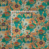 アプリコット ファブリック (タイル)