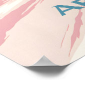 アプリコーゲン 日本 スキー リゾート 旅行 ポスター (角)