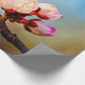 アプリコ日本のットの花と青空 ラッピングペーパー (角)