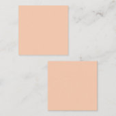 アプリコ無地のット ノートカード (正面/裏面)