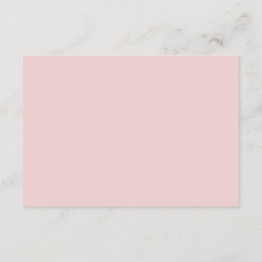 アプリスキピンクベビーシャワーブックベビー エンクロージャーカード (裏面)