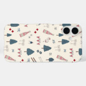 アプリススキーラバーウィンターシャンパンピンクギフト Case-Mate iPhoneケース (裏面 (横))