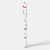 アプリススキーラバーウィンターシャンパンピンクギフト Case-Mate iPhoneケース (裏面 / 左)