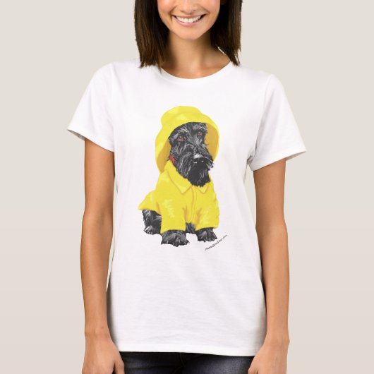 アプリー・シャワーズ・スコティッシュ・テリア Tシャツ (正面)