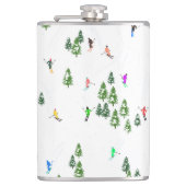 アプレースウィンタースキーヤー フラスク (正面)