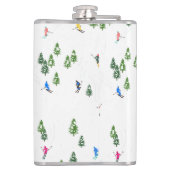 アプレースウィンタースキーヤー フラスク (裏面)