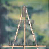 アプレーススキーウィンターテーマシルバーベビーシャワーウェルカム アクリルサイン (ニュートラル)