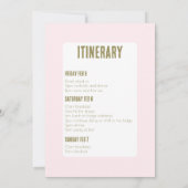 アプレーススキーウィンターテーマバチェロレッテ 招待状 (裏面)