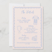 アプレーススキーウィンターバチェロレッテ週末 招待状 (裏面)