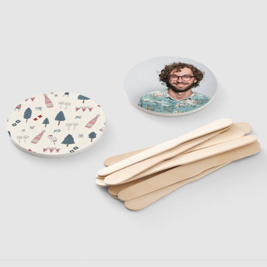 アプレーススキーウィークエンドバチェロレッテゲームグルームズ顔 ハンドファン (組立なし)