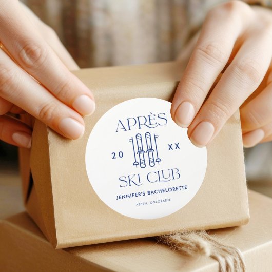 アプレーススキークラブウィンタースキーバチェロレッテ ラウンドシール