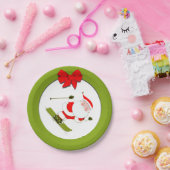 アプレーススキークリスマスホリデーパーティー ペーパープレート (パーティー)