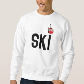 アプレーススキーシーズンスキーヤー スウェットシャツ (正面)