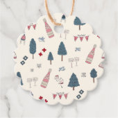 アプレーススキーバチェロレッテウィークエンドシャンパンメッセージカード フェイバータグ (正面)