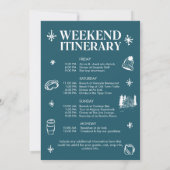 アプレーススキーバチェロレッテ週末パーティー日程 招待状 (裏面)