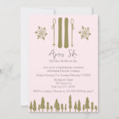 アプレーススキーピンクバチェロレッテ 招待状 (正面)