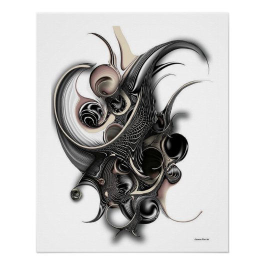 「アプローチと抽象化」、Glossy Poster ポスター (正面)