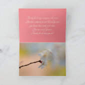 アプ素晴らし日本のリコット花 サンキューカード (内部)