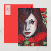 アヘンかわいらし毒はがき ポストカード (正面/裏面)