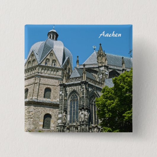 アヘンのボタン 缶バッジ (正面)