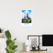 アヘンドイツトラベルプリント ポスター (ホームオフィス)