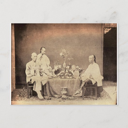 アヘン中国 ポストカード (正面)