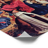 アヘン祭壇(Passionstriptychon)中央パネル： Cr ポスター (角)