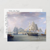 アヘン・クリッパー船1824 ポストカード (正面/裏面)