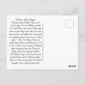 アヘン・クリッパー船1824 ポストカード (裏面)