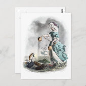 アヘン・ポピー ポストカード (正面/裏面)