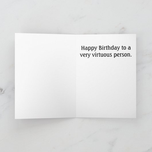 アベおもしろいー・リンカーンのバースデーカード カード (内部)