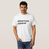アベアリカン アパレル Tシャツ (正面フル)